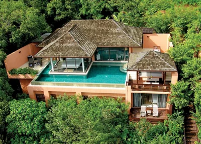 Villa con piscina e 2 camere da letto, vista oceano — Sri Panwa Phuket Luxury Pool Villa Hotel
